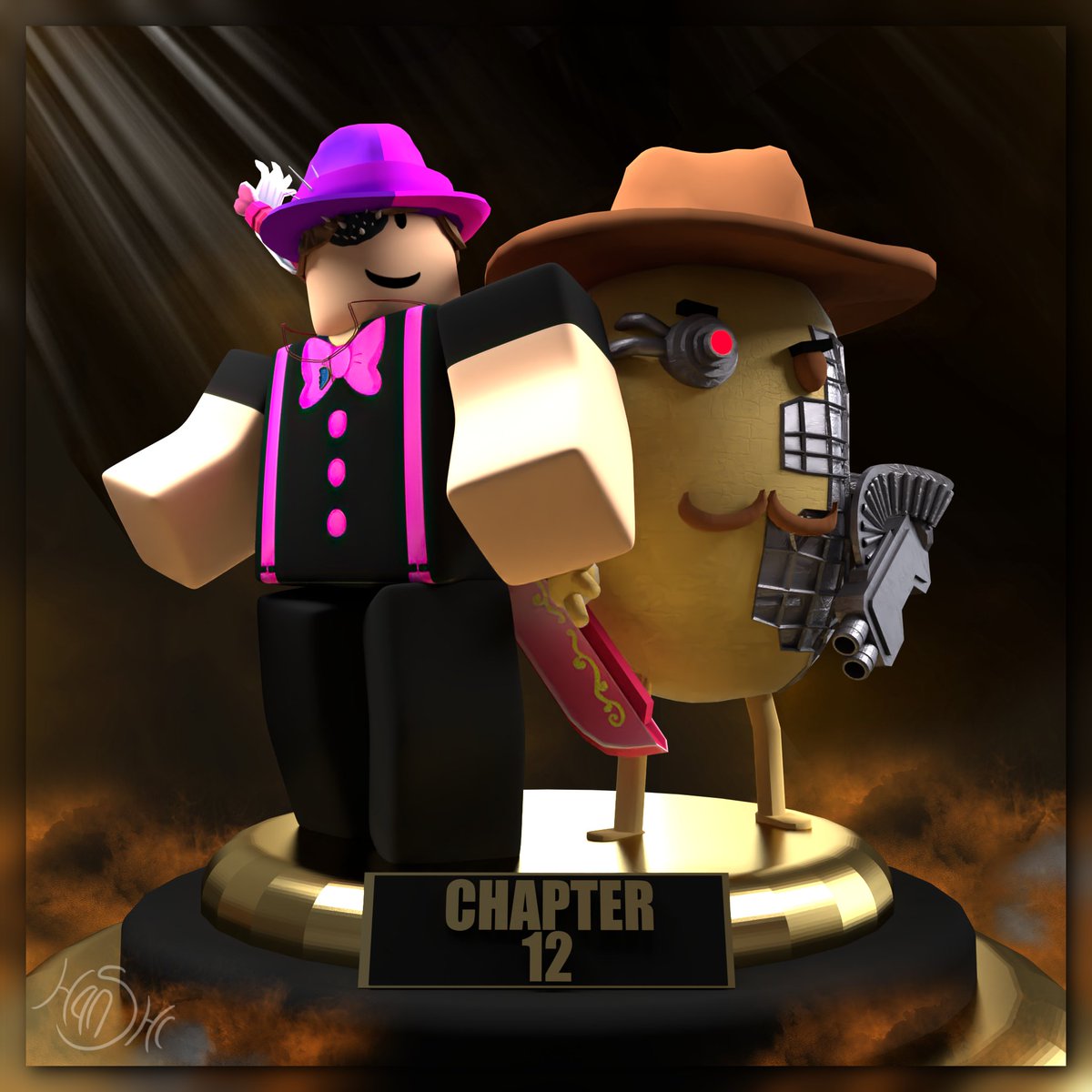 Hans On Twitter For The First Person To Find The True Ending Of Piggy Chapter 12 I Ll Render His Her Character On This Podium Good Luck And Have Fun Roblox Robloxgfx Robloxpiggy Https T Co Wpwtolomdd - first person roblox