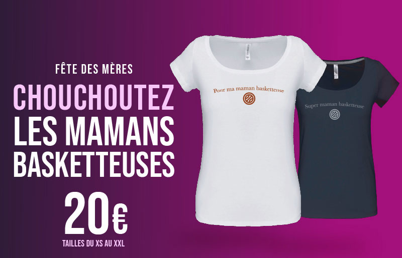 ffbasketball's tweet photo. 🎁Le cadeaux idéal pour la #FeteDesMeres !

👕Le T-shirt "Maman Basketteuse" une exclusivité du #FFBBStore

Plus d'infos 👉https://t.co/P5eDBMoWKF https://t.co/Ghe5sLBkll