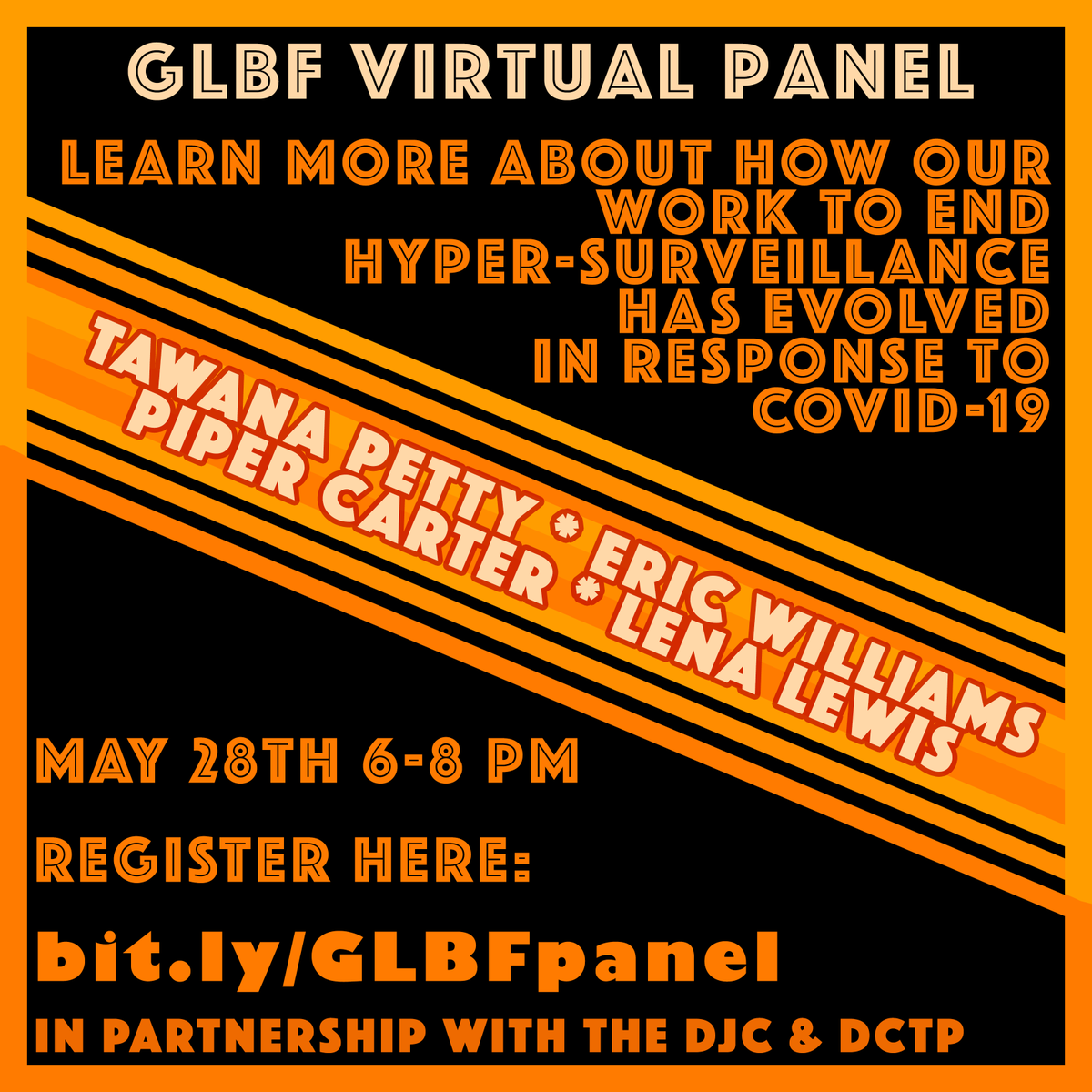 GLBlackFutures's tweet photo. If you have questions about our work against hyper-surveillance + over-policing in Detroit or wanna get involved, come thru TONIGHT, 6-8PM. Together we'll build a world where Black people are safe + able to thrive-- a world built for and by us.
Register: https://t.co/XAGJGWdvJI https://t.co/jtlnFKlc0m