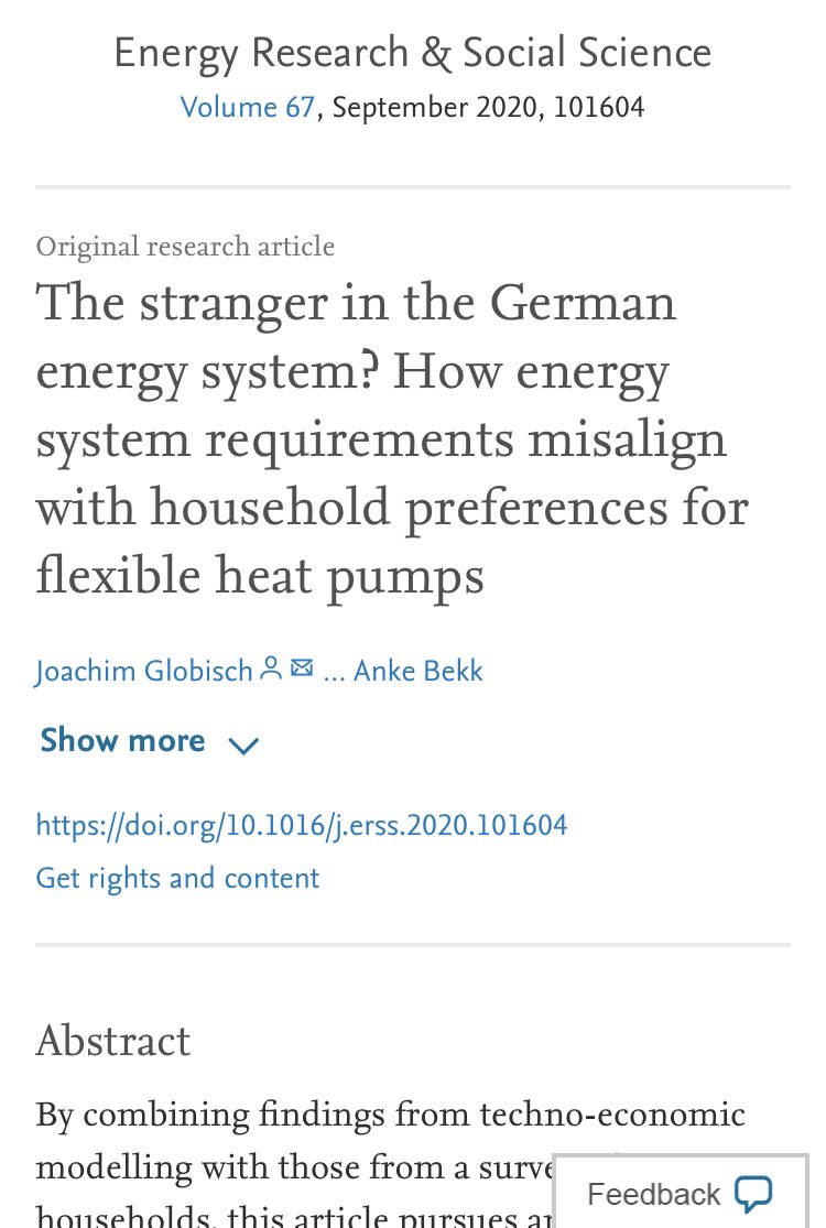 Accept_Energy's tweet image. Our new paper doi.org/10.1016/j.erss… is online: we combine research into #user_acceptance of #heatpumps with #system_modelling to genrate new insights on how to bring forward an effective and acceptable #EnergyTransition