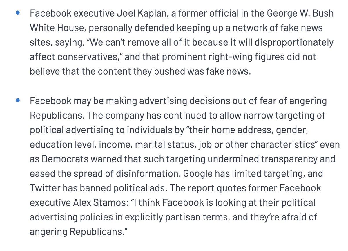 Earlier this year, we learned about a whole host of systematic ways that Facebook favors conservatives. https://www.mediamatters.org/facebook/new-report-shows-12-ways-facebook-favors-conservatives