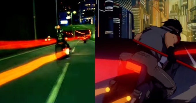 Ça ne s'arrête pas, la légende Kanye West et son clip '' Stronger '' est un hommage à Akira.