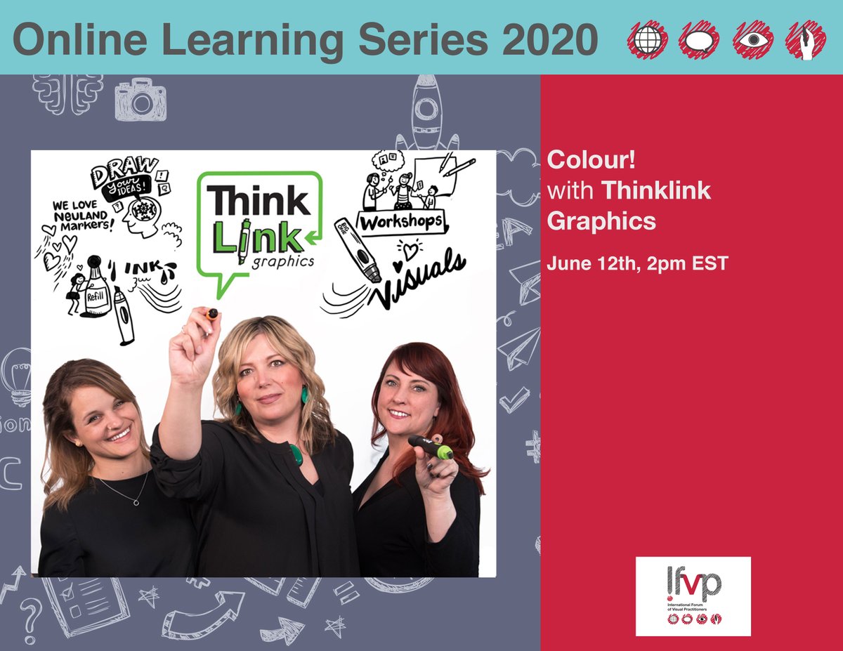 IFVP's tweet photo. Our next Online Learning Series with @ThinkLink 
June 12 - OLS Ep.6: Thinklink Graphics on Colour
Keep an eye on https://t.co/IeTHMklWsE or information! https://t.co/iKwuDdT2cT