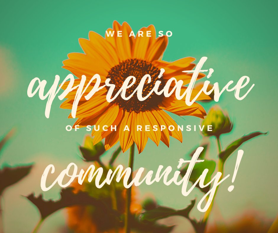 We want to say thank you to all the individuals and organizations that have responded so generously during this crisis. The people of Plain City rock!