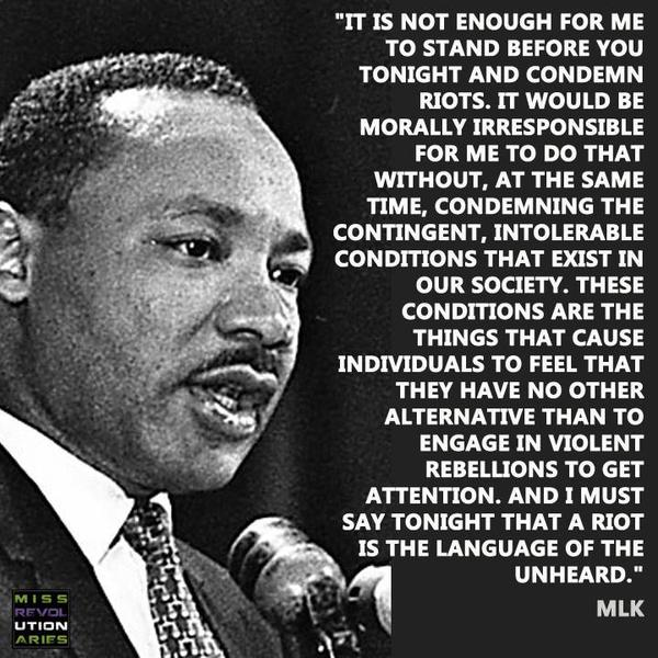 Qasim Rashid for Congress on Twitter: ""A riot is the language of ...