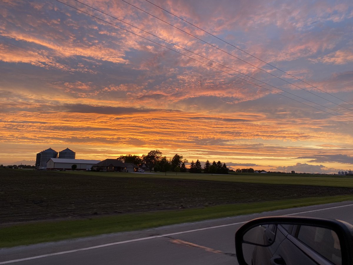 an iowa sunset