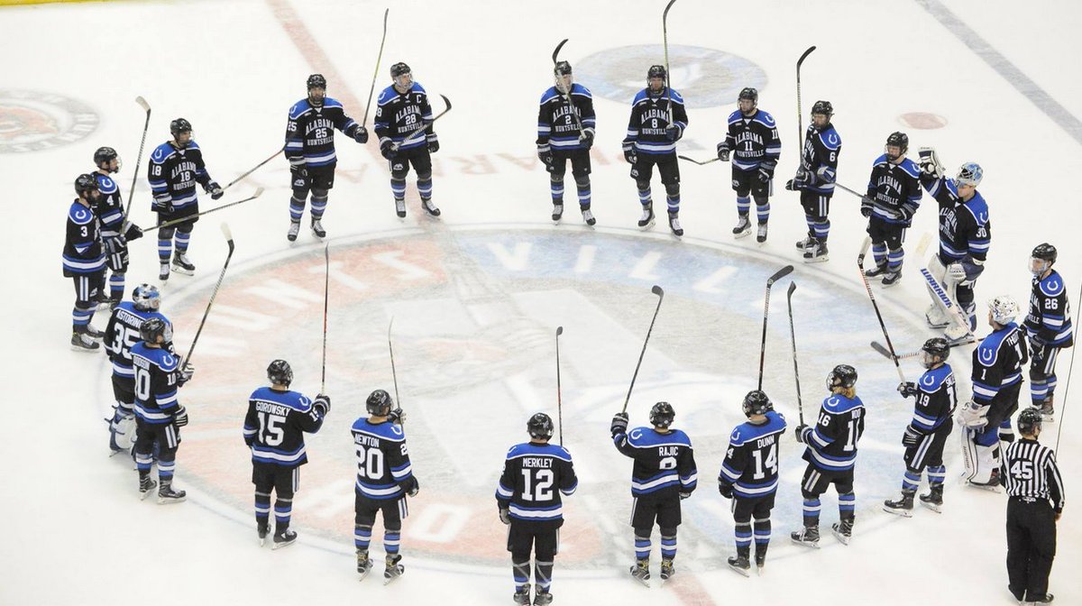 SaveUAHhockey's tweet photo. Our community is trying to save the only Div. I hockey program in the Southeast, the @uahchargers. We have 28 hours to raise north of $160,000 to keep hockey in the South! @johnkrasinski, we know you are a hockey superfan! Help us get #somegoodnews! https://t.co/jZCLUmfOFK https://t.co/kahg3pgUOH