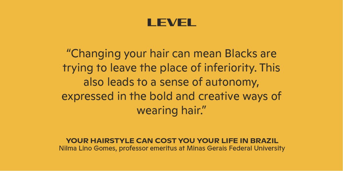 At the same time, the movement to reject the country’s historically Eurocentric beauty ideals is growing, and Black Brazilians are embracing their natural kinks and curls, with styles like afros, braids, and dreadlocks.  http://read.medium.com/but6rxg 