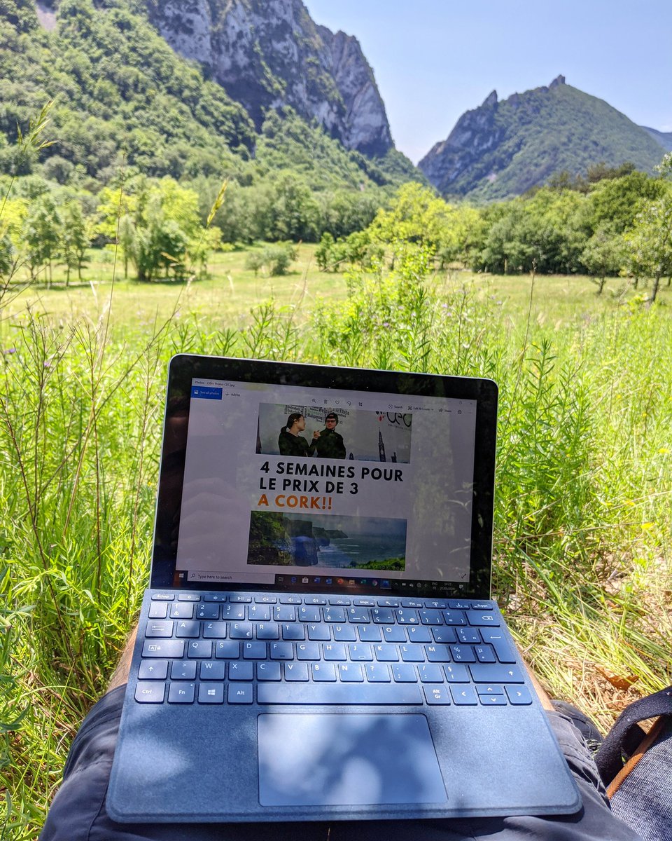 GamaStudy's tweet image. Notre bureau pour la journée 😍 Plutôt sympa la.vue, non ?

Our office for the day! 😍 Pretty nice view, isn't it?

#GAMAStudy #ForetDeSaou #Saou #SejourLinguistique #Promo #DigitalNomad