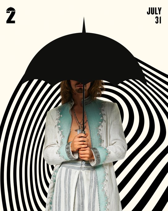 allseriess's tweet photo. #UmbrellaAcademy | Novos pôsteres promocionais da 2ª temporada.

A série estreia dia 31 de julho. https://t.co/mThhYHnkbM