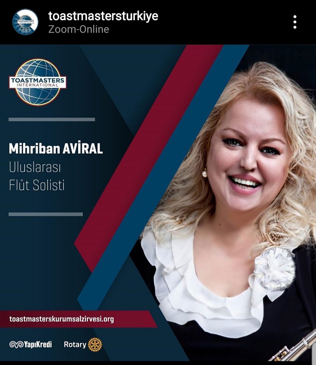 Yarin sabah 09:00'da başlıyoruz ve öğlen canlı flüt dinletisi var
#ToastmastersTurkiyeKurumsalZirvesi