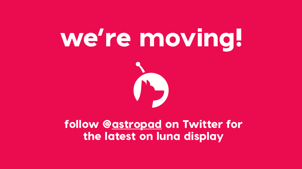 Luna Display tweet media