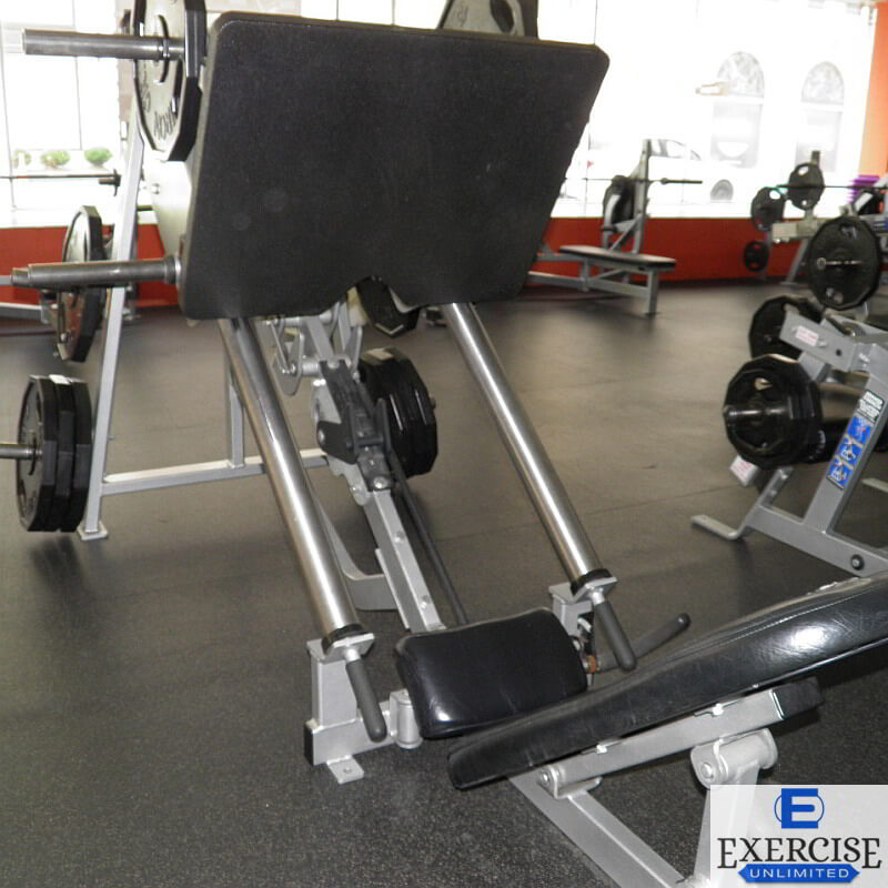 Exercise Unlimited on Twitter: "The Hammer Strength Linear Leg Press is a plate loaded leg press made for ease of use. This Hammer Strength press uses a linear motion to give