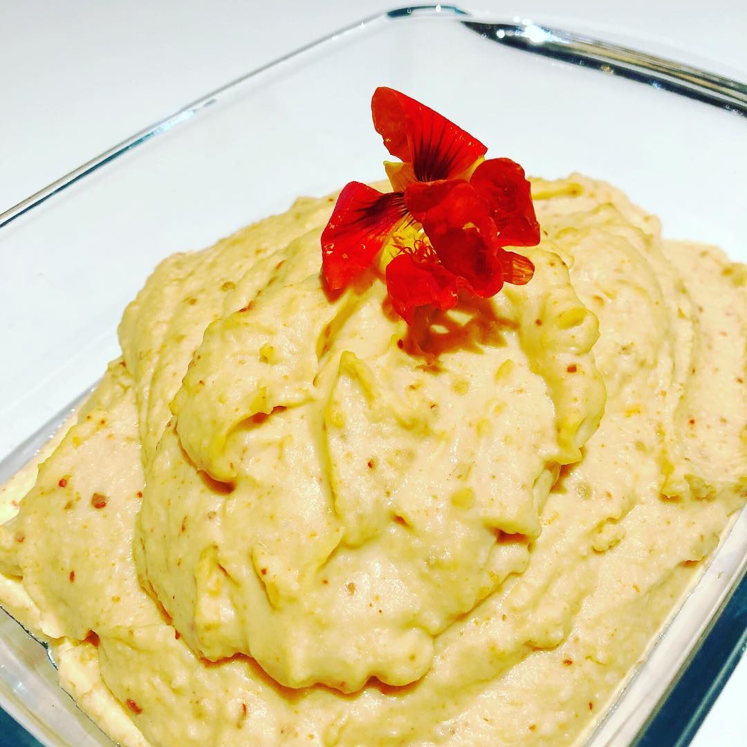 Harissa spiced Hummus. I love the extra flavour, not that I don't like regular hummus, but it's always good to try something a bit different.

Here’s the recipe if you’d like to give it a try:

Ingredients * 2 tins chickpeas (1 drained and 1 I drained)
* 1...