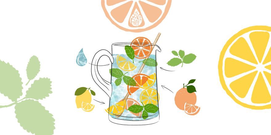 It’s almost time for our regular #Friday festivities! This week we are getting fruity with a citrus swizzled 🍊 or whatever you have in the fridge or fruit bowl!
Join in by making a #tapwater #mocktail, snap a pic and share with the tag #Tappyhour and <a href="/Refill/">Refill Return</a> to cheers!
