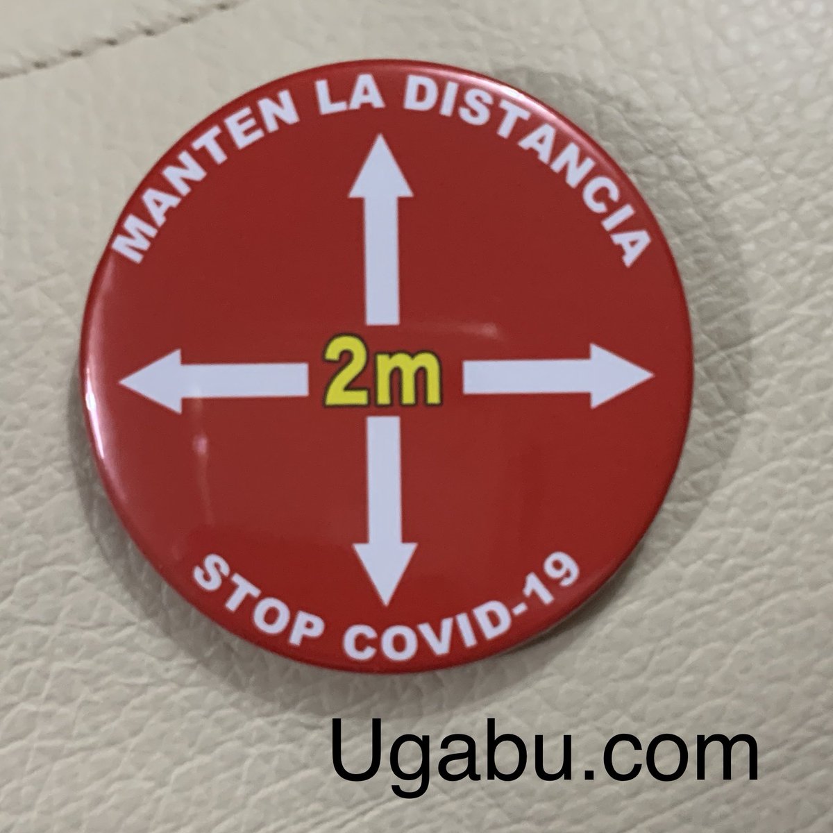 UgabuC's tweet photo. Chapa distancia social #chapa #distanciasocial #social #covid_19 #salud #ugabu https://t.co/HTNJlOUKje #2metros #cuiddados #socialdistance #COVID__19 #button #mantenladistancia #distancia https://t.co/8yIuoKL6WW