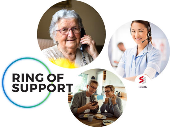 RingOfSupport's tweet image. Are you a Caregiver? We want to help. Pre-register for free trial of our nurse-connected automated check-in calls. A partnership between @SEHealth_SEHC and @memotext ringofsupport.com  #caregivers #agingathome #seniors