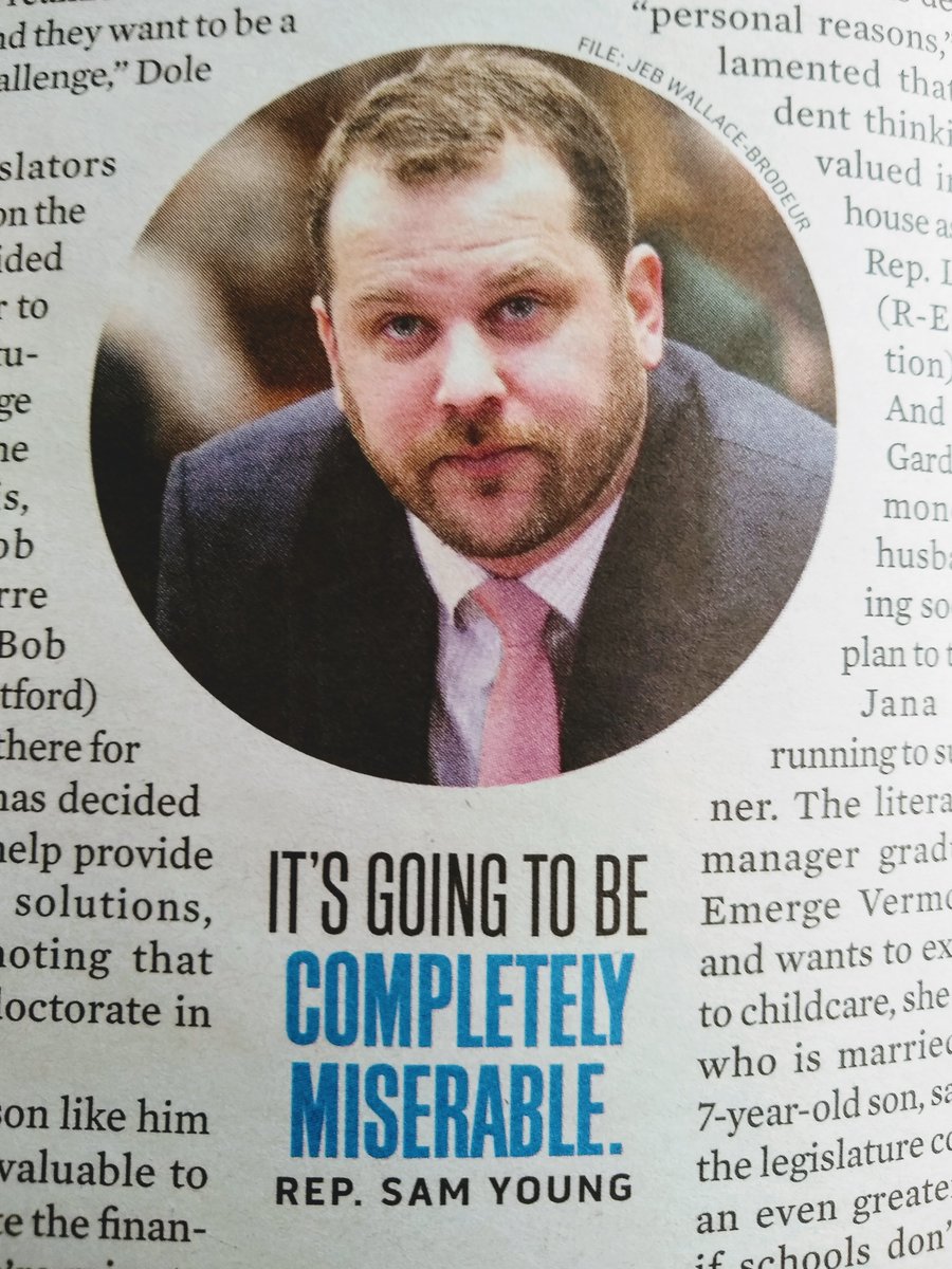 A pretty ominous pull quote in this week's Seven Days for what might very likely be my last remarks as a representative. <a href="/KevinMcCallum7d/">Kevin McCallum</a> knows how to get me to spit some bars.