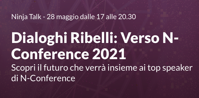 Dai #DialoghiRibelli, l'evento online di <a href="/ninjamarketing/">Ninja Business School</a> in preparazione a #Nconf 2021, mi porto a casa due grandi concetti:
▶️ insieme è meglio e più efficace
▶️ le previsioni di mercato fatte finora non sono vere: la realtà ha l'uomo al centro!
#MDW2020 
#grazie