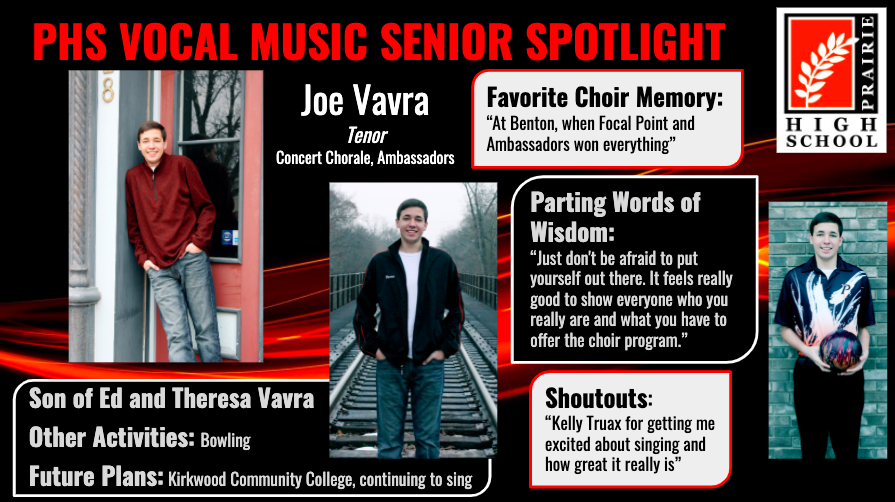 Best of luck, Joe Vavra!