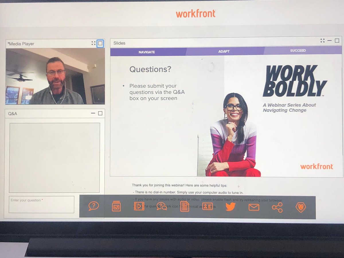 JadaBalster's tweet photo. Always fun chatting with @shootman this time about resilience (an especially important skill right now)
Thanks for joining us on the #NavigateAdaptSucceed webinar today Alex! https://t.co/9ZIs5CNAlT