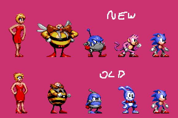 Amy mania sprites by troopsushi : r/SonicTheHedgehog