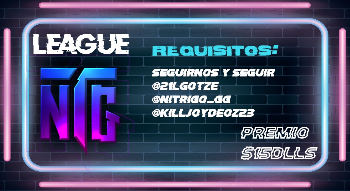 ❇️ Abrimos Inscripciones ❇️

Con un total de 128 equipos, 2 llaves de eliminación directa, $10 al primer lugar y $5 al segundo.

✳️Requisitos✳️
Pedir 7 rts
Mencionar 2 equipos
Seguirnos y seguir a
@21LGotze
@NiTriGo_GG
<a href="/KilljoyDeOz23/">Idalia 8A</a>

Una vez cumplidos los requisitos mandar MD