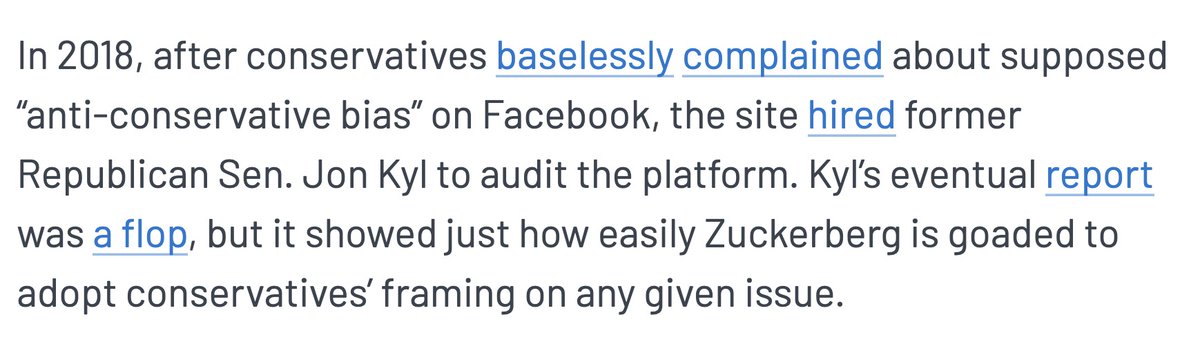And let's not overlook the significant (and ongoing) outreach work that Zuckerberg has done towards the right.