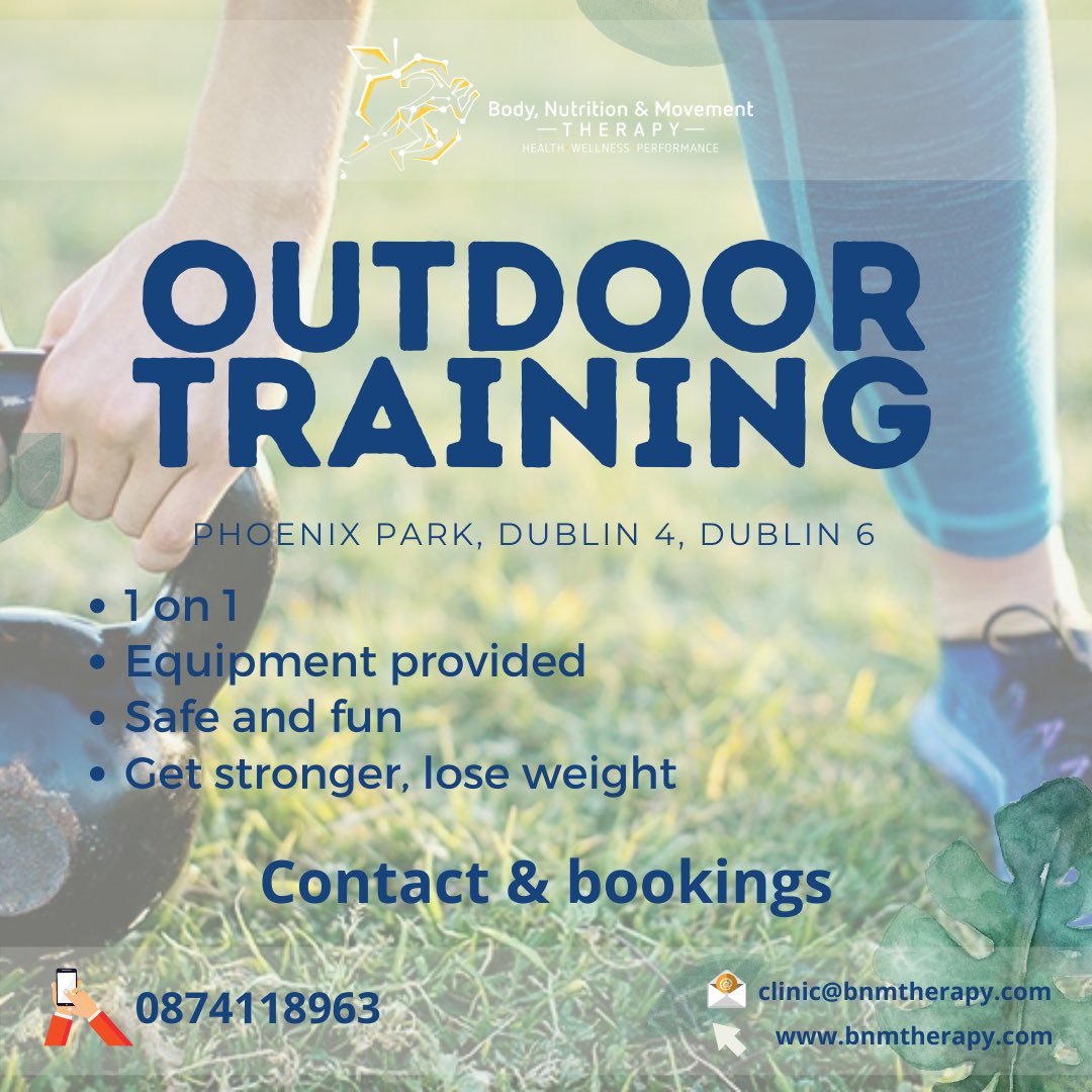 JakeNalepaPT's tweet photo. Outdoor training now available! Contact for more details #fitness #dublin #Covid19Ireland https://t.co/bFYwb08sK8