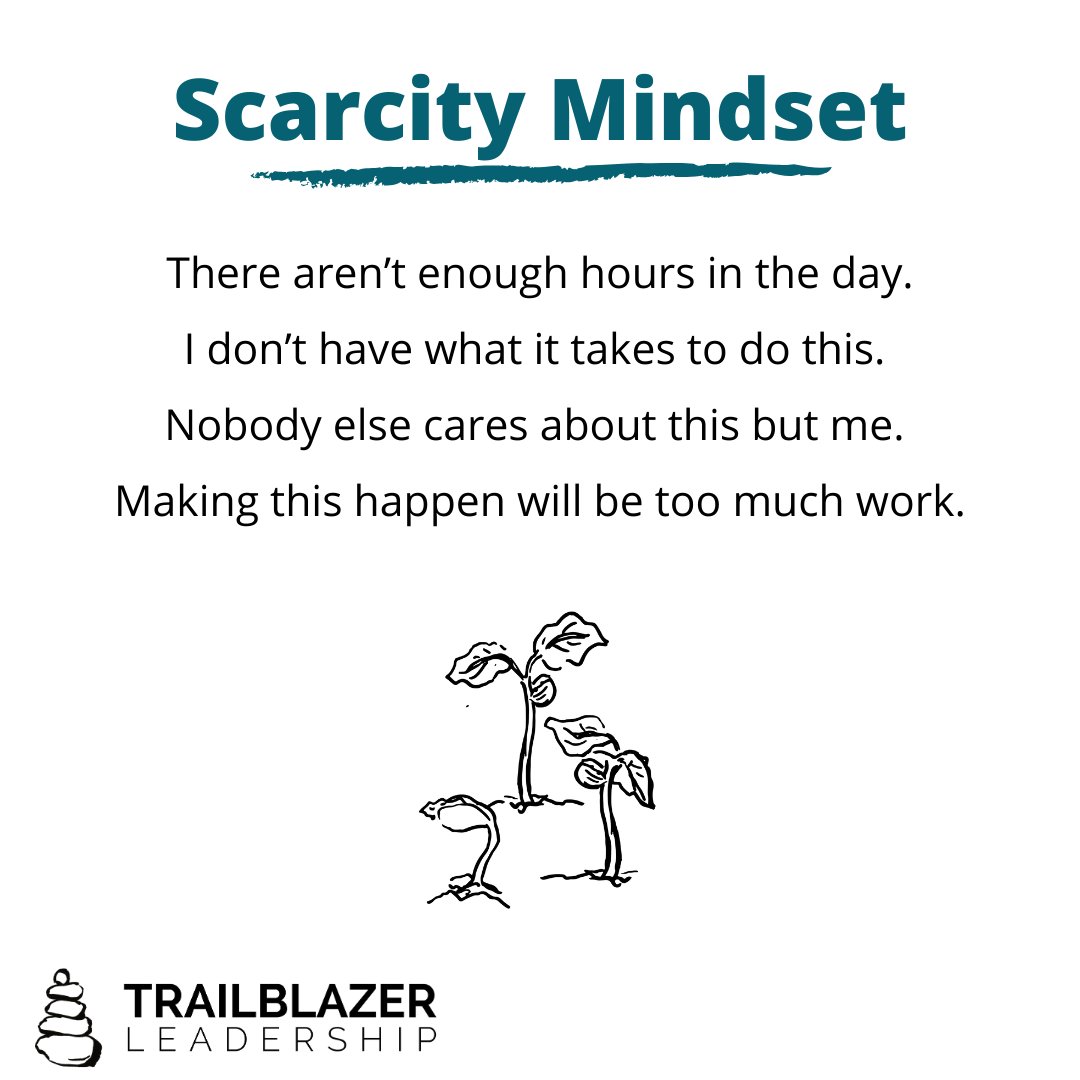 trailblazerlead's tweet photo. In the #AdaptiveCycle, the Scarcity Mindset might steer you off course. These ⚫ ️fears &amp; insecurities ⚫  can you hold back from releasing what you've been nurturing.  Find the full prompts and join the conversation here: https://t.co/jkVGZih9OK #leadershipcoach https://t.co/NvUbWWigZn