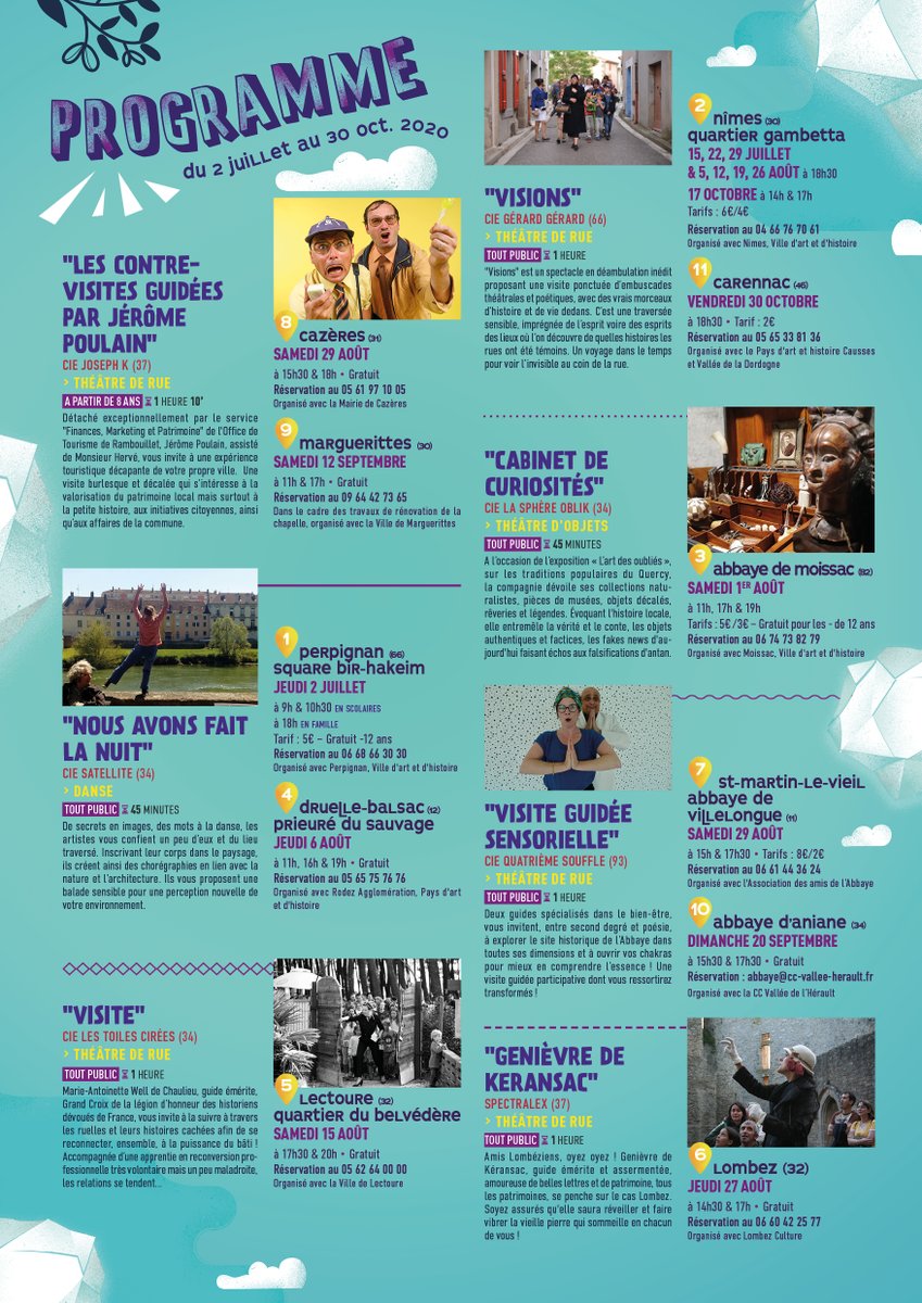 LabelRue's tweet photo. Les 7 compagnies avec lesquelles nous
collaborons pour vous concocter ce parcours à l’échelle régionale de visites-guidées spectacles sont dans les starting-blocks ! https://t.co/7BxB4jXwTT
