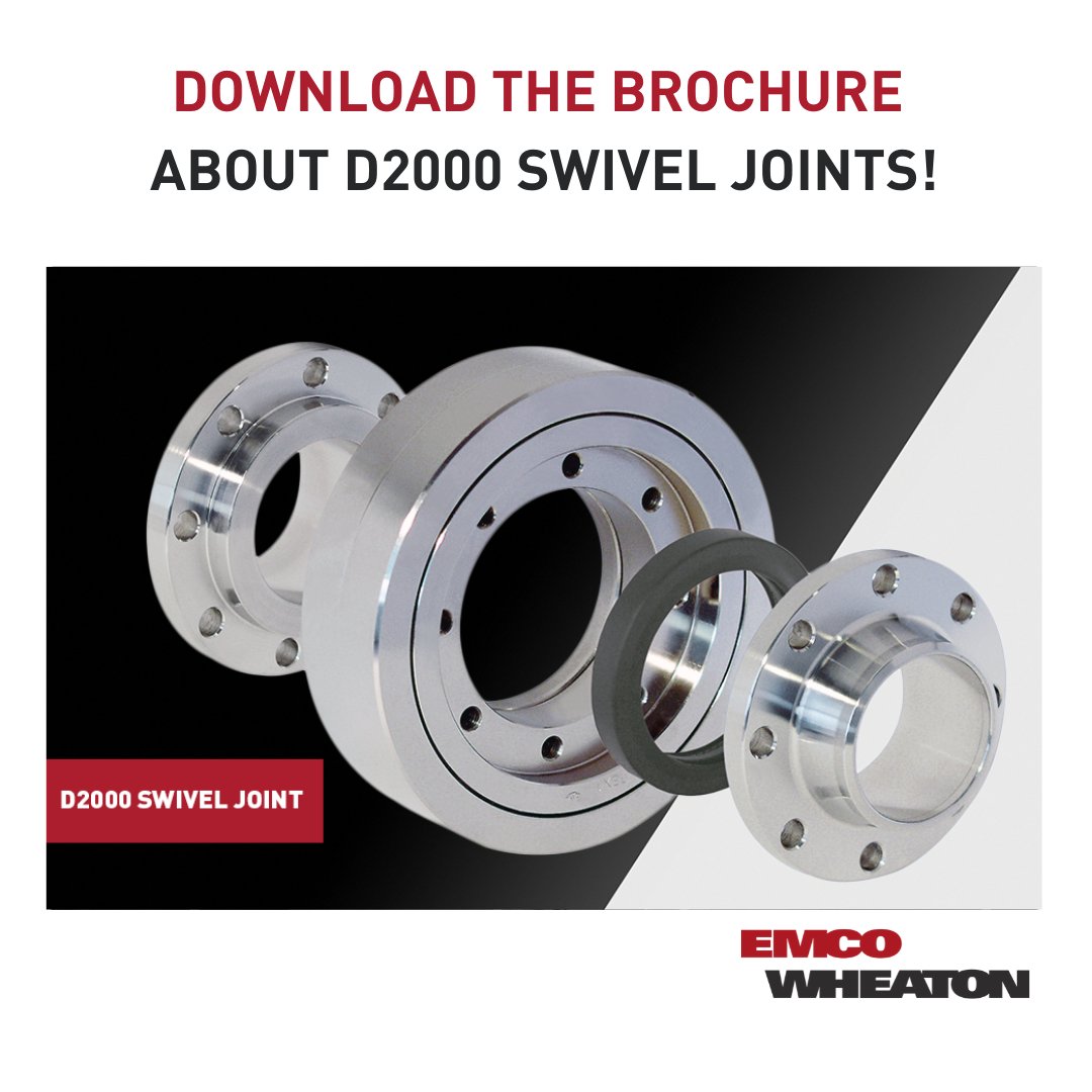 EmcoWheaton's tweet image. Secure loading operations require the most robust swivel joints. Download the brochure to find out why our D2000 model is the most reliable on the market! bit.ly/D2000two #EmcoWheaton #SwivelJoints #LoadingArm #OilAndGas #FluidTransferSystems