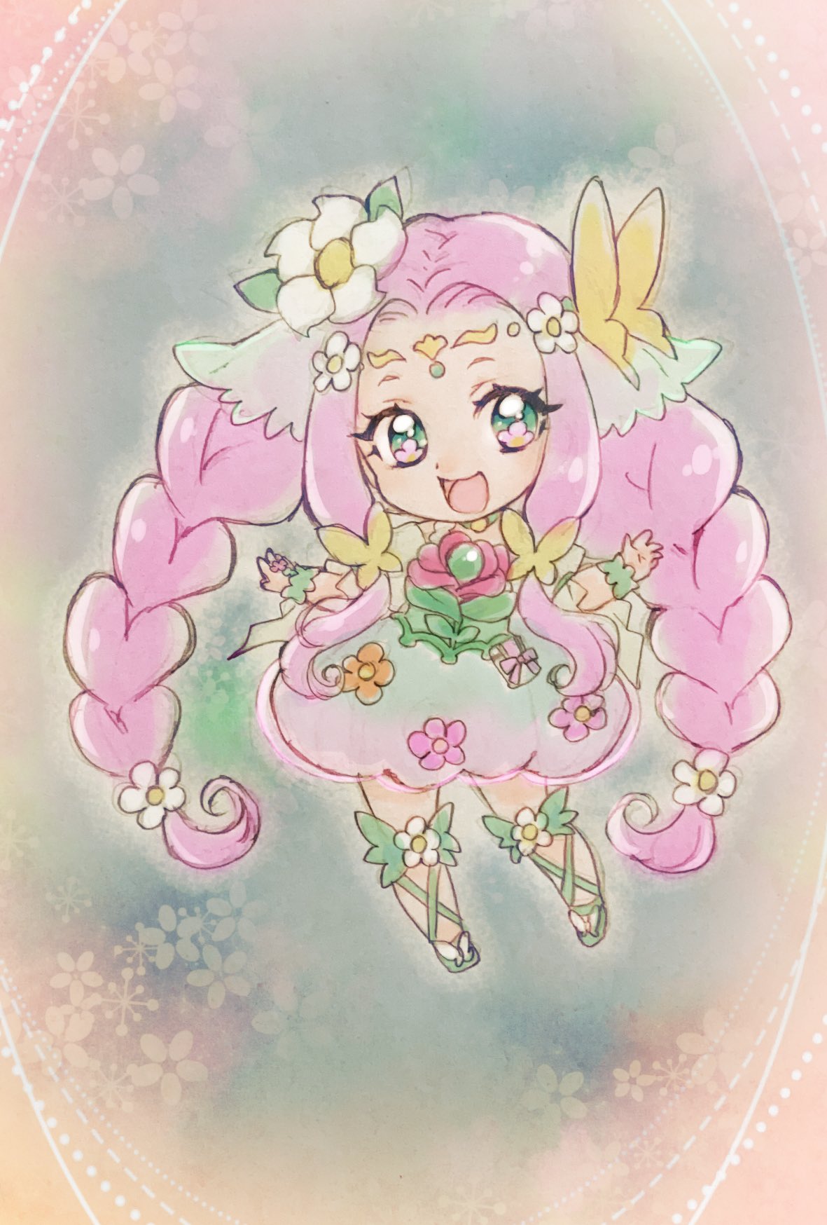 愛禅 キュアフェリーチェ プリキュア版深夜の真剣お絵描き60分一本勝負 T Co Uan8fbhqse Twitter