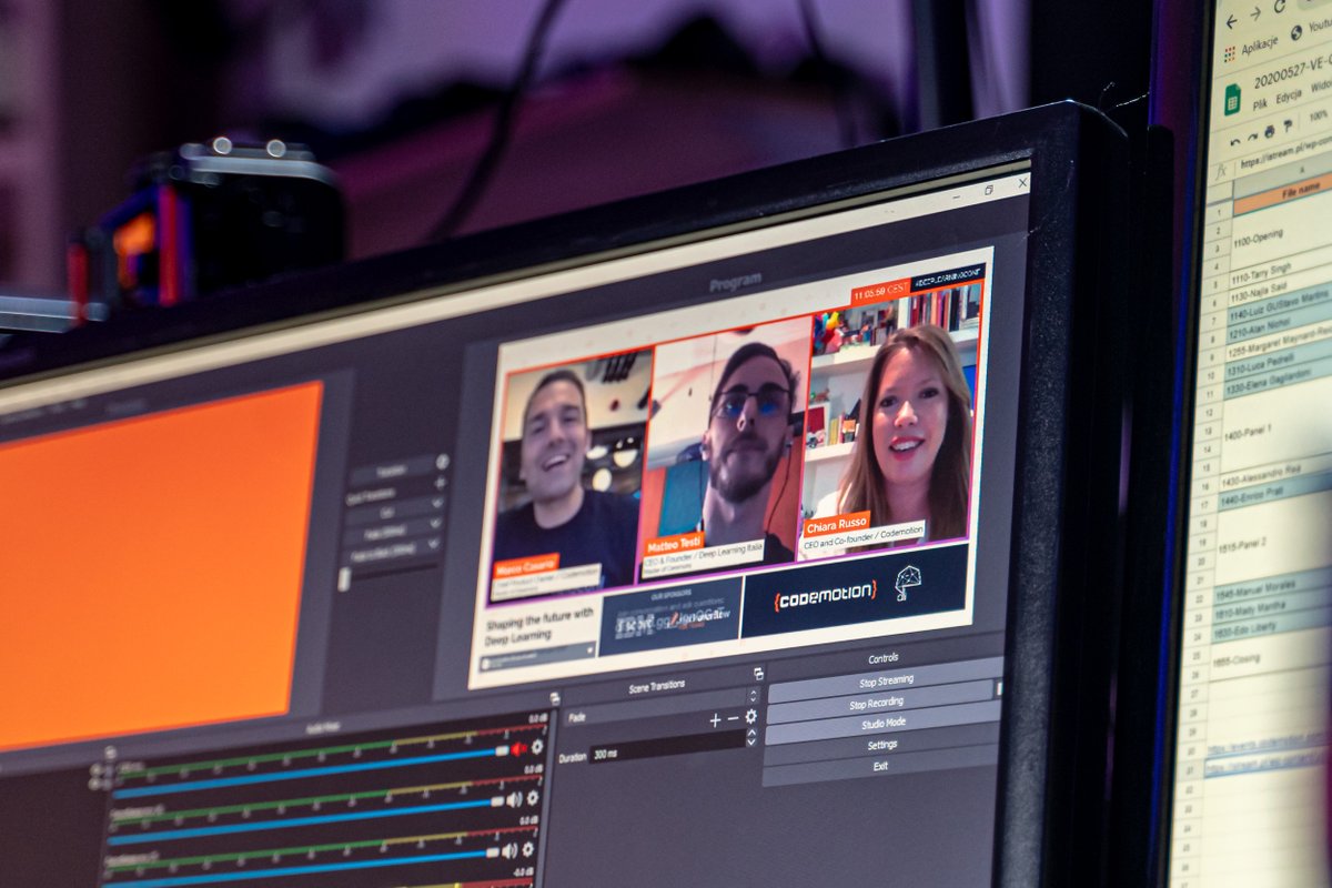 CodemotionIT's tweet photo. Our first online conference on #DeepLearning took place yesterday and it was an incredible adventure! We received 4000 registrations, with 2109 attendees connected during the day. 100% success thanks to @DeepLearnIta, @IBMItalia, #Logitech and #StackOverflow! #DeepLearningConf https://t.co/GTmDyjbh4L