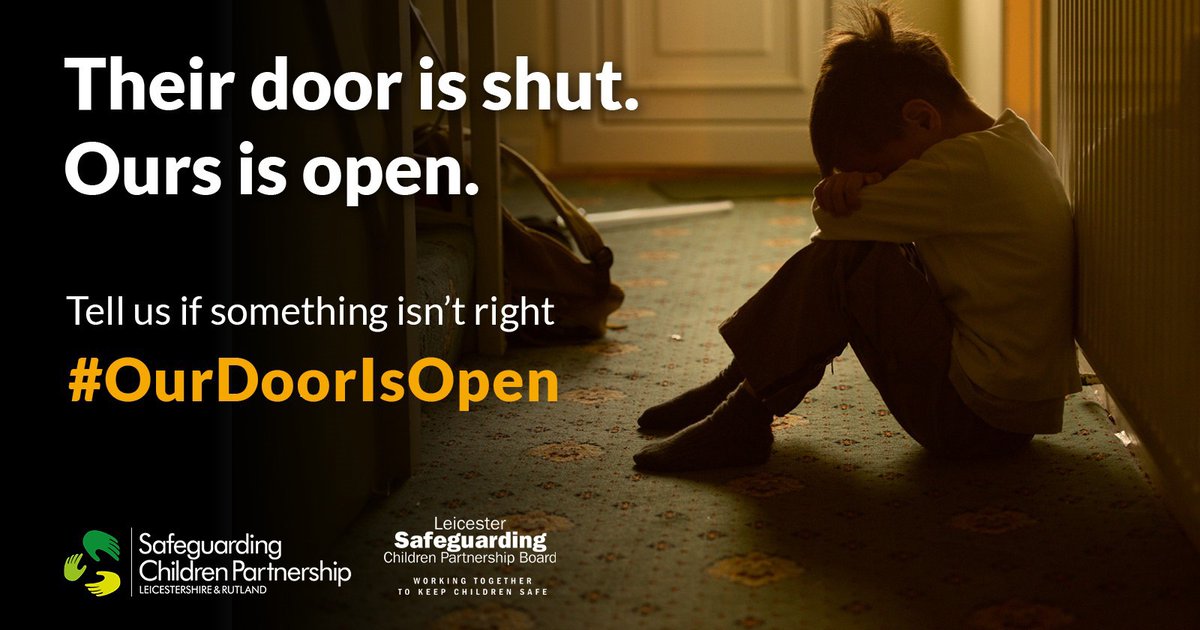 Leicester_News's tweet photo. The #coronavirus #lockdown is isolating for all of us - and the additional pressures it brings means we all need to be extra vigilant about children's welfare. If you see or hear something that isn't right, tell us. More here: https://t.co/bj8QzRW2hz #safeguarding #OurDoorIsOpen https://t.co/zRy0tDF1ir