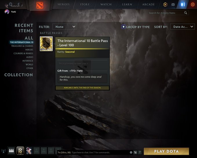 The things I do for Battle Pass levels...
#dota2 #battlepass https://t.co/i8hBlL93Lh