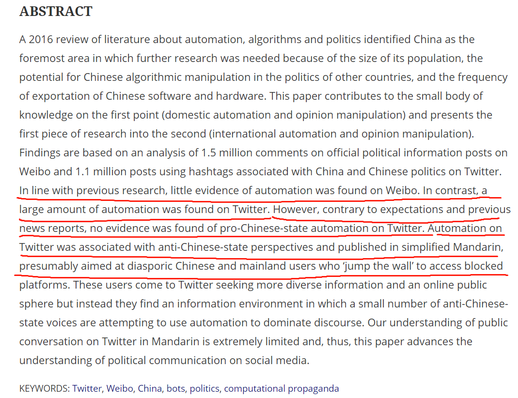 Aaron1TI's tweet photo. @matthewleemur @RT_com Just show your evidence that China are lying. 
As for your statements of CCP bots, see the second pic from the Oxford paper. link👇https://t.co/iKxe9l9GWK
Unfortunately, there are only anti-China bots on twitter. https://t.co/L3U3foLdkj