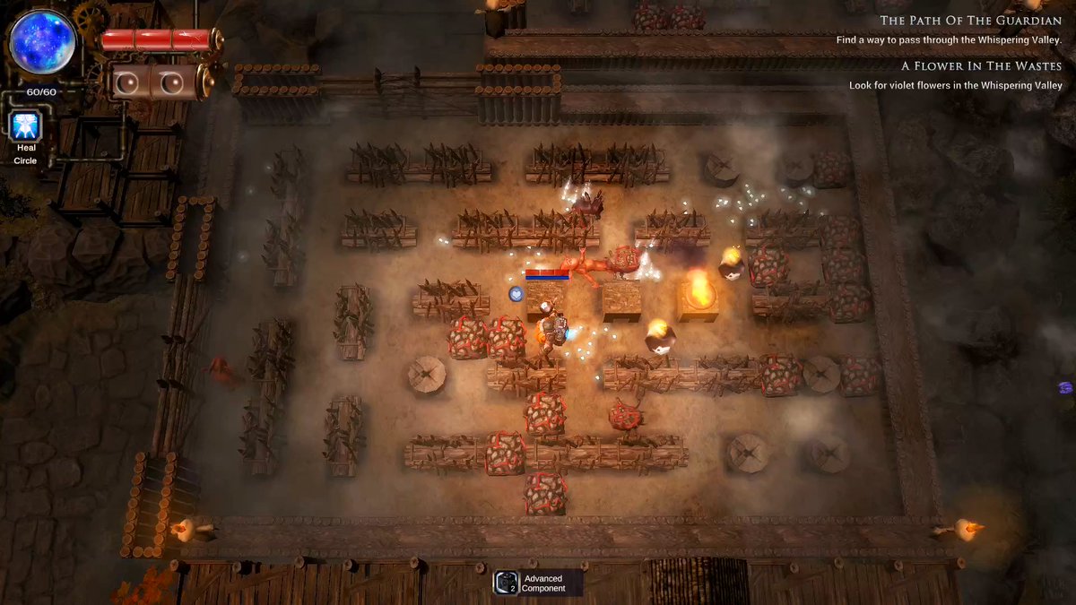 PuhTeam's tweet photo. Blasting trough the bloodthirsty enemies in Bombing Quest 
 #wishlist or check the game here:
https://t.co/gE3HFjEgrl
#gamedev #indiedev #indiegame #games #art #adventure #rpg #steam #bomberman #steampunk #fantasy https://t.co/CqzTQxnd1A