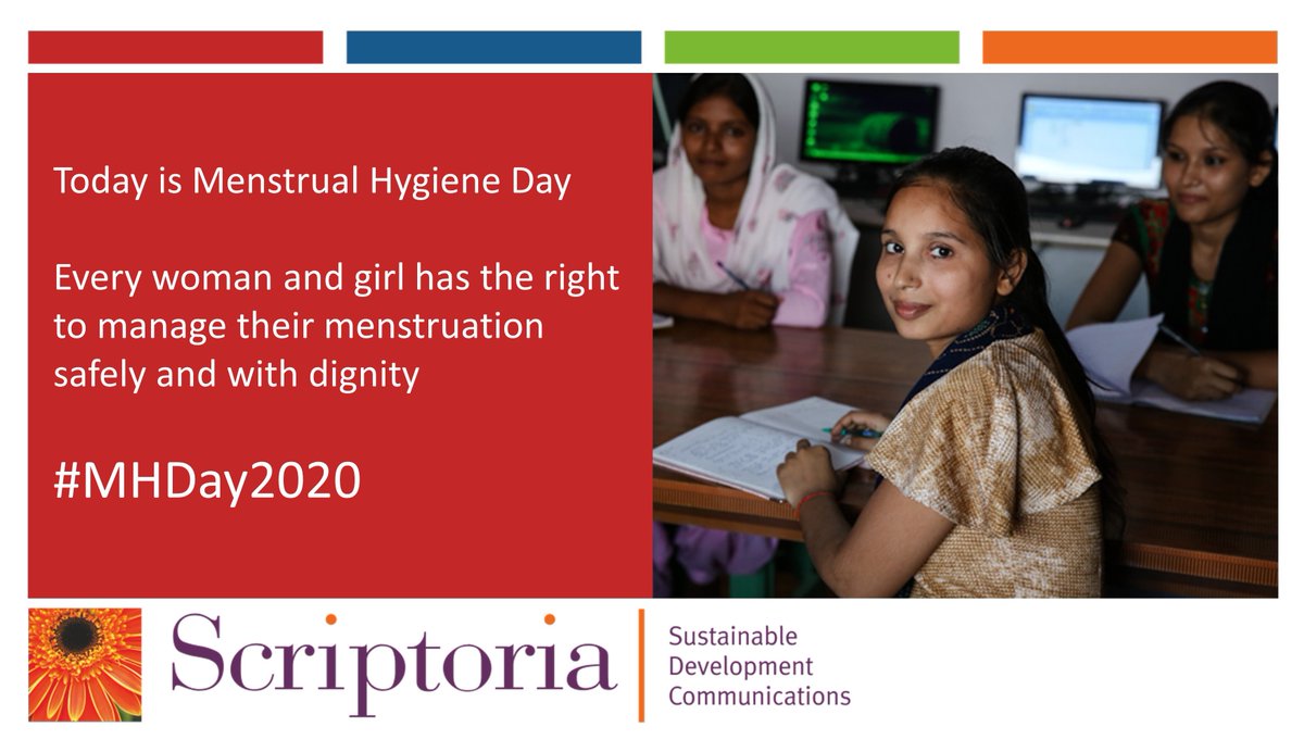 Today marks #MenstrualHygiene Day. Proper Menstrual Hygiene Management (MHM) enables women and girls to reach their full potential, and every individual has the right to manage their menstruation safely and with dignity #ItsTimeForAction #MHDay2020