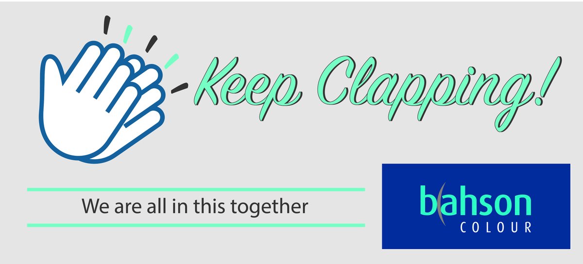 Whilst tonight may be the last time we head outside to clap for our carers, their hard work will continue. From everyone at Bahson, thank you to the NHS and all our key workers. #clapforourcarers #covid #keepclapping #keyworkers