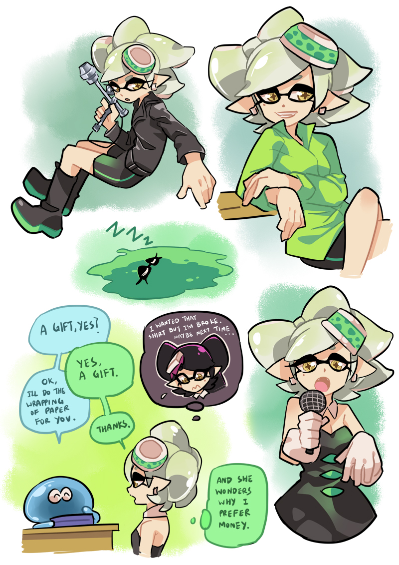 My first Squid Sisters fan art. ^^b 