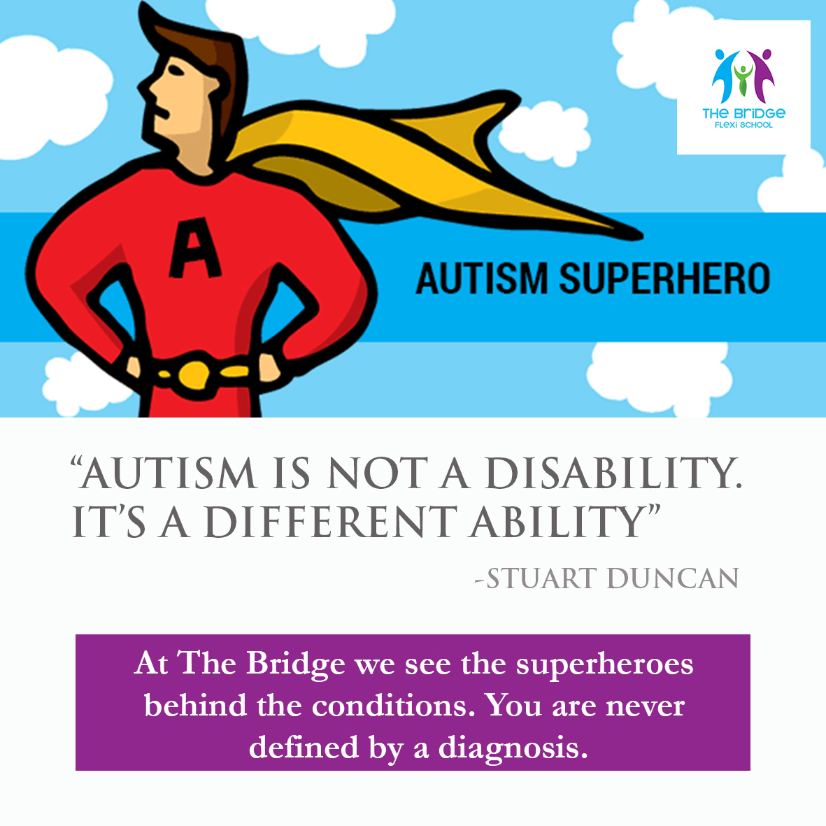 BridgeFlexi's tweet photo. Do you have a #superhero in your family? We'd love to help them to achieve their full super powers. Call us if we can help #Autism #AutismAwareness #AutismParents #AutismAcceptance #flexischool https://t.co/9DEWSKdhRe