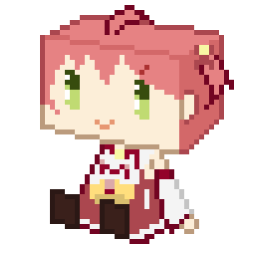 四角いにぇ〜
#miko_Art #ドット絵 #pixelart 