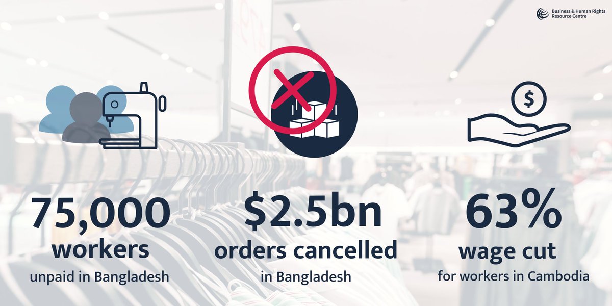My fabulous collagues <a href="/BHRRC/">Business & Human Rights</a> have created a tracker to compare how 35 apparel brands respond to #COVID19 on aspects such as payment for orders, payment times, supporting suppliers to access finance, etc but also payment of dividends covid19.business-humanrights.org