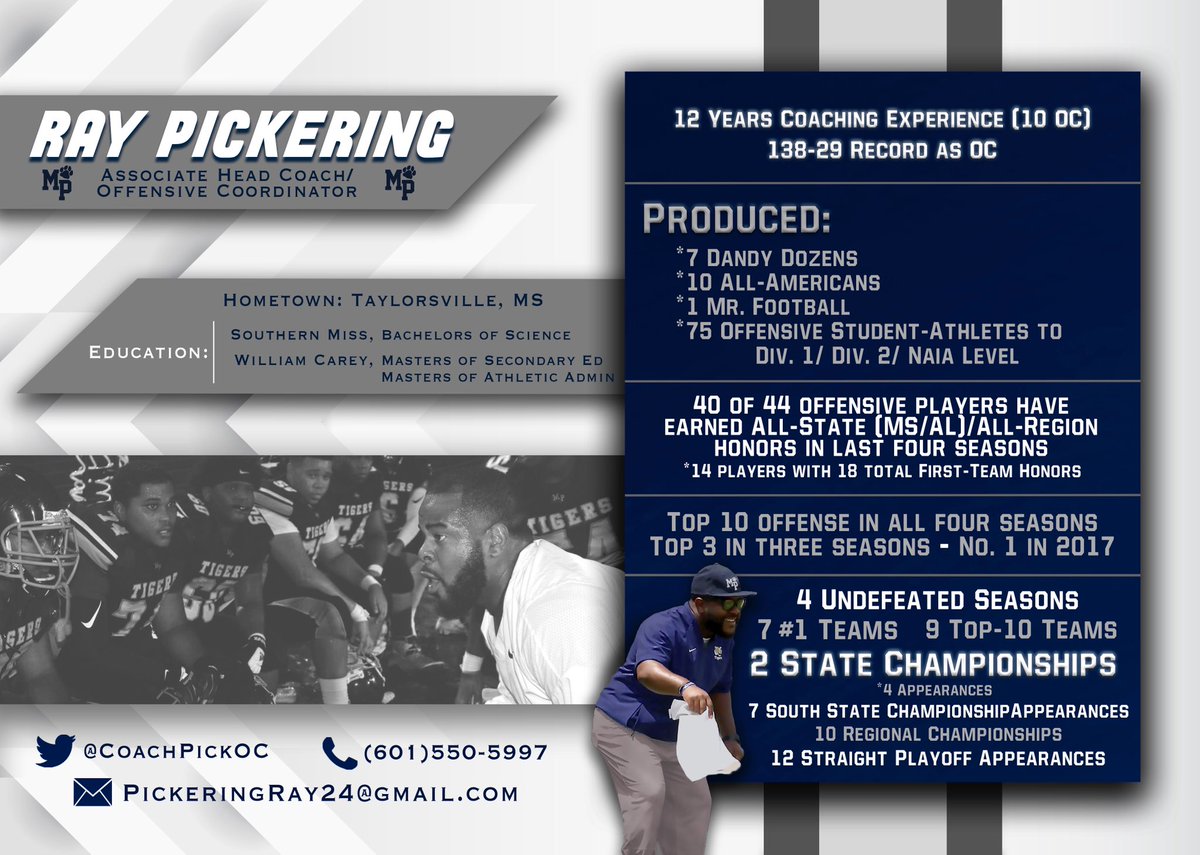 Coach Ray Pickering tweet media