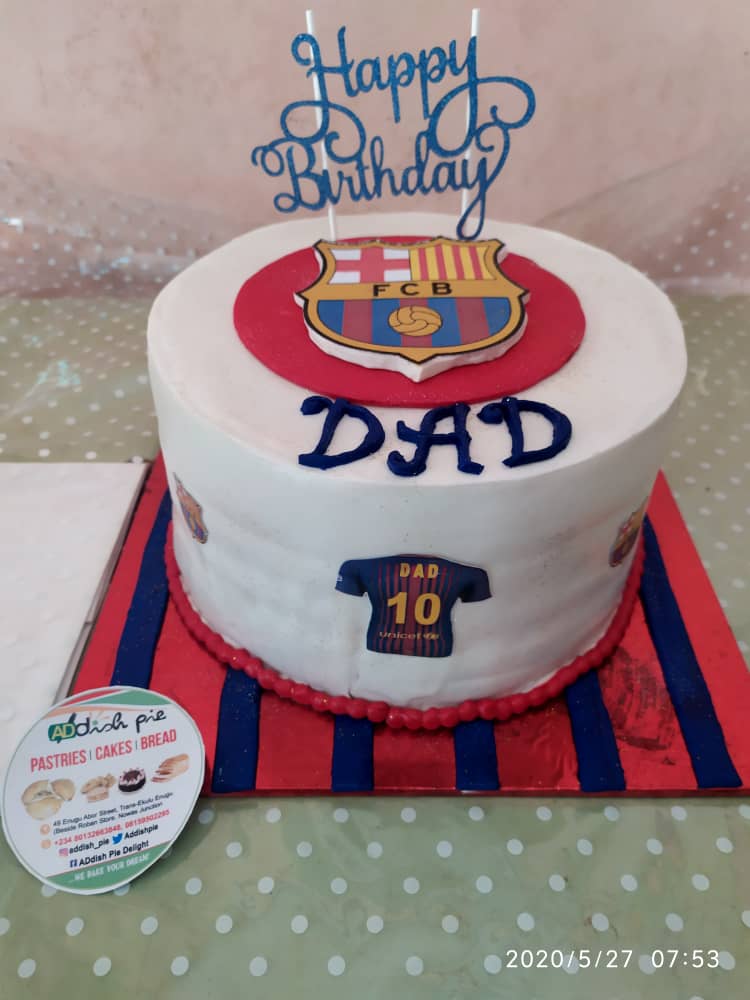 AddishPie's tweet photo. When Daddy is a Barca fanโน๏ธโน๏ธโน๏ธ...
10"inches vanilla and chocolate combo. We deliver right at ur doorstep anywhere in Enugu state.
08132663848...we r just a dial away!
#CoalCityConnect #042baker
Pls, RT https://t.co/RqEakJ8tl5