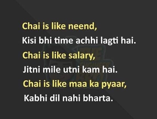 GkMehra2's tweet photo. If you don’t like #CHAI 
Just #hate you😶 https://t.co/oewxhjKBVw