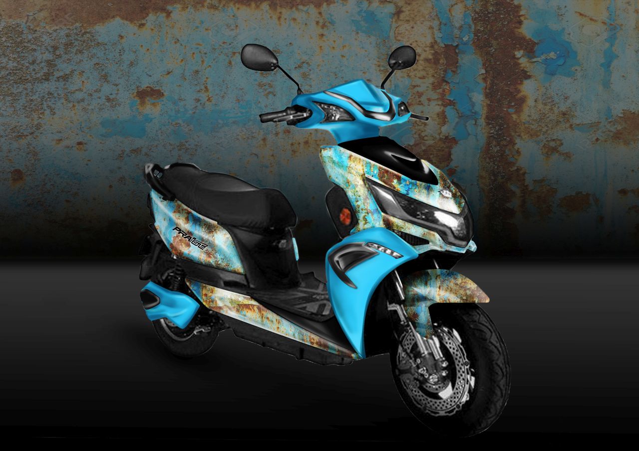 Cool Moped Paint Jobs