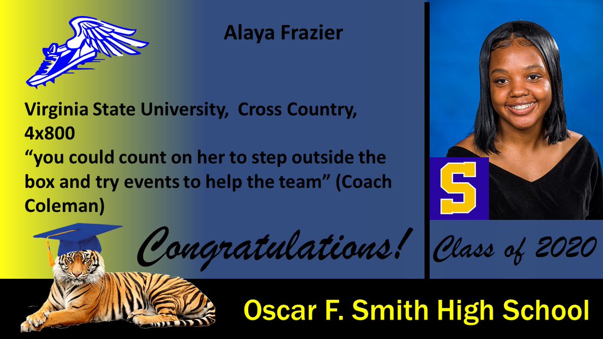 OscarSmithHigh's tweet photo. #SpringSeniorAthlete @OFSAmbushNation #smithset https://t.co/NgW7soLeTx