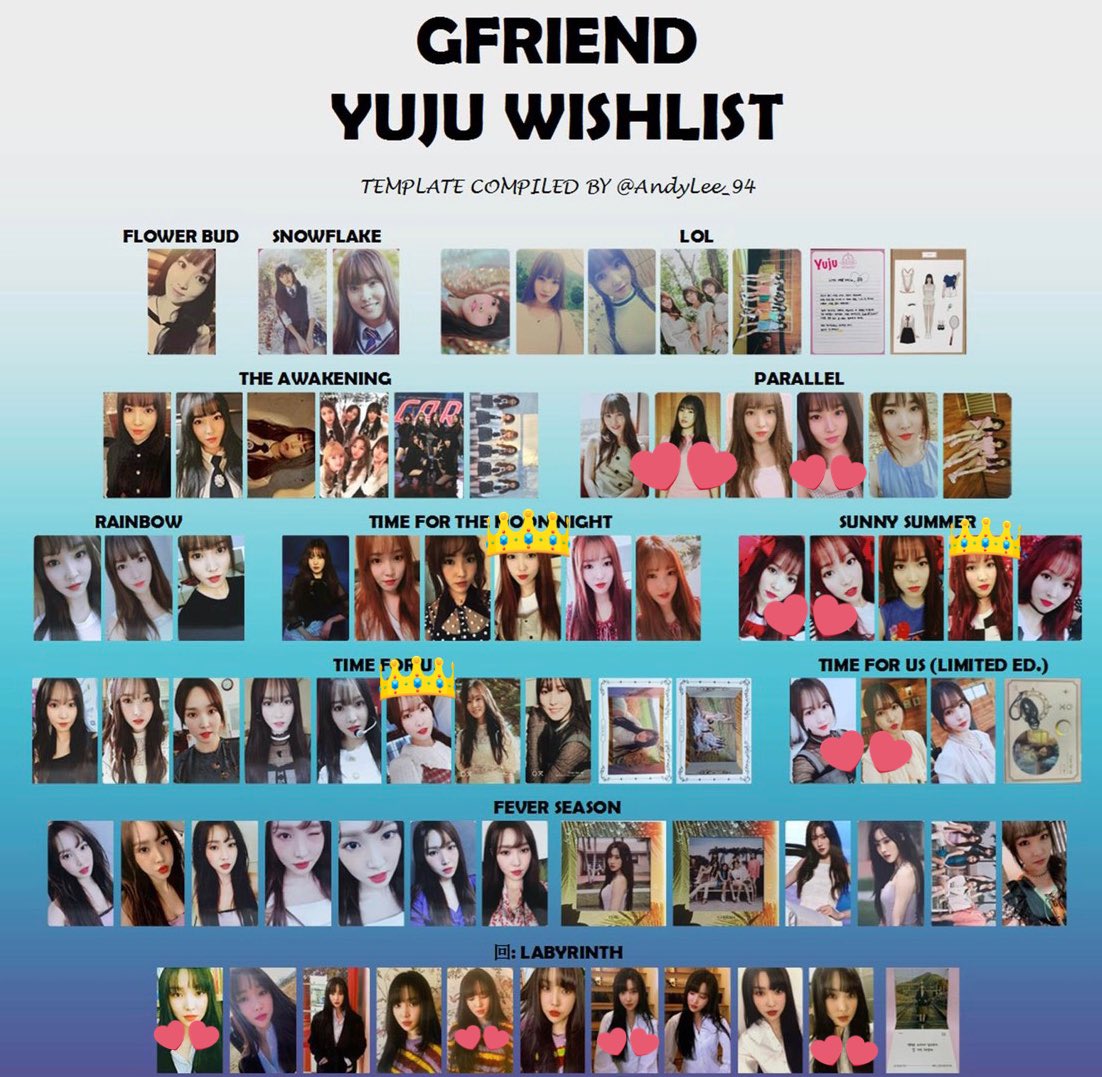 GFRIEND トレカ 求 王冠(優先) ハート 譲 ユジュ、ソウォン、オムジ GFRIEND トレカ 求 王冠(優先) ハート 譲 ユジュ、ソウォン、オムジ